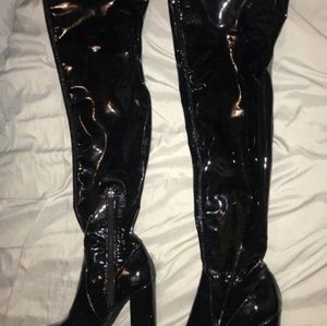J-Lo thigh high boots